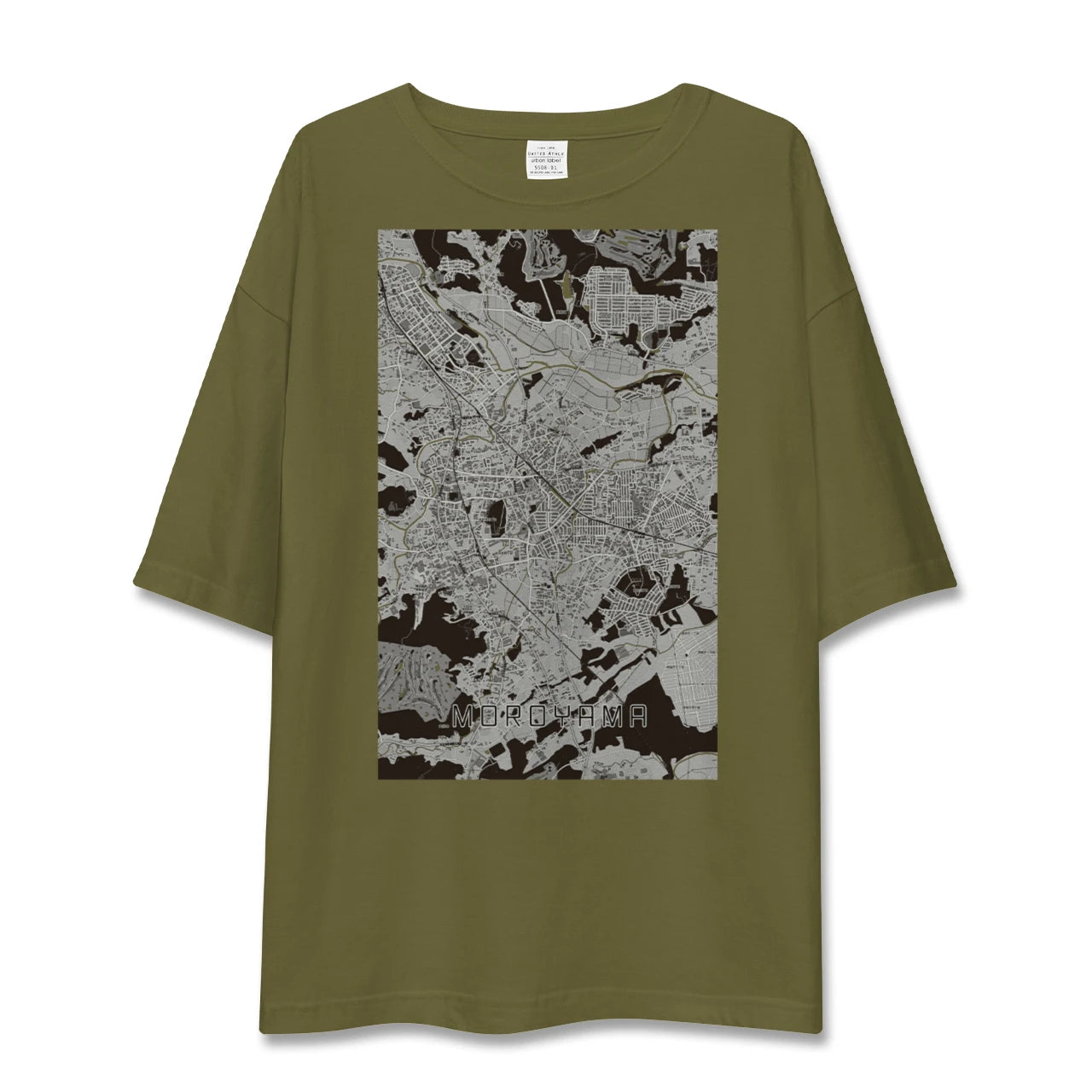 【毛呂山(埼玉県)】地図柄ビッグシルエットTシャツ