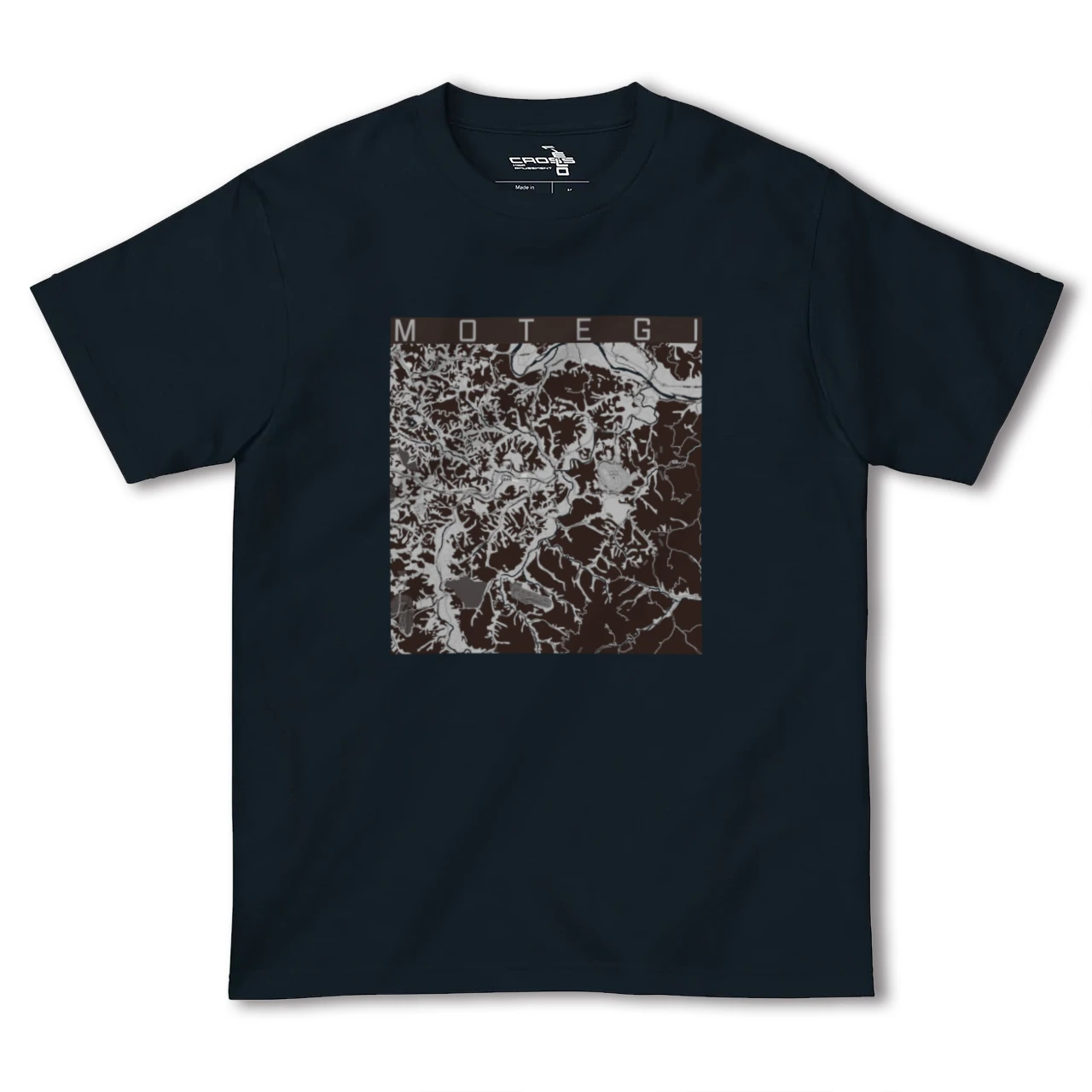 【茂木(栃木県)】地図柄ヘビーウェイトTシャツ