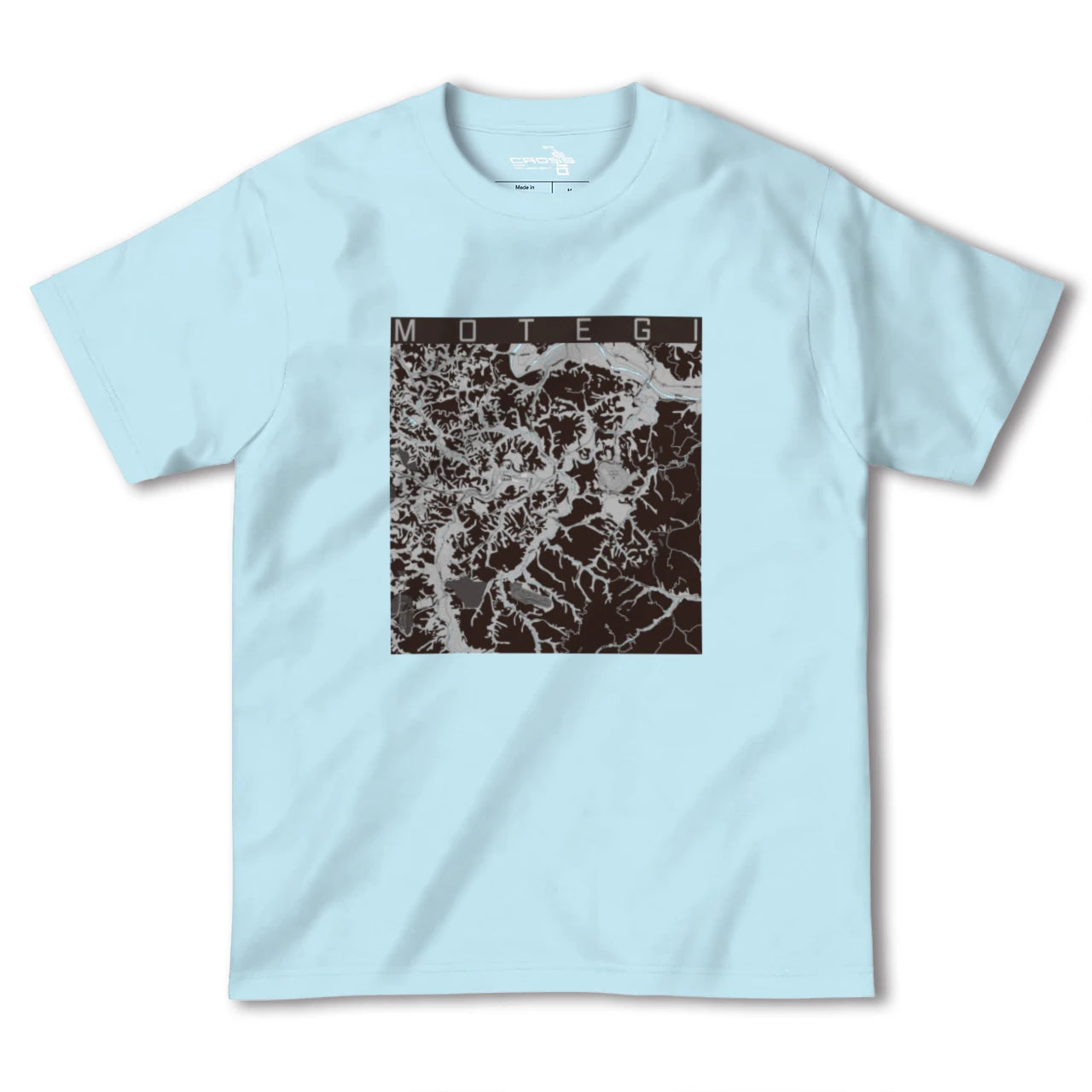 【茂木(栃木県)】地図柄ヘビーウェイトTシャツ