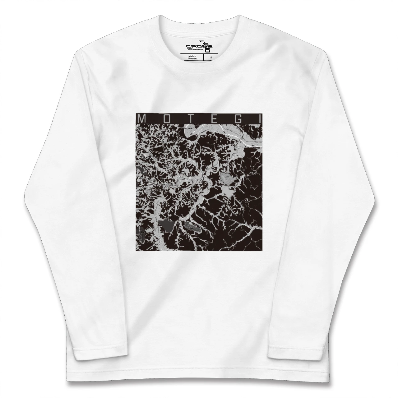 【茂木(栃木県)】地図柄ロングスリーブTシャツ