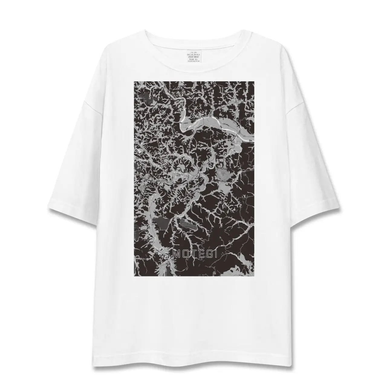 【茂木(栃木県)】地図柄ビッグシルエットTシャツ