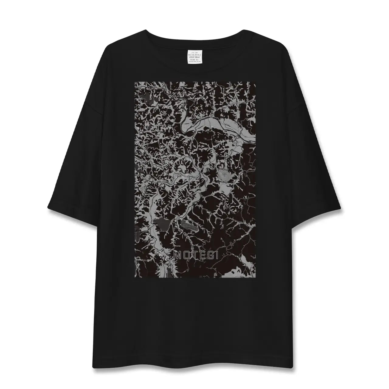 【茂木(栃木県)】地図柄ビッグシルエットTシャツ