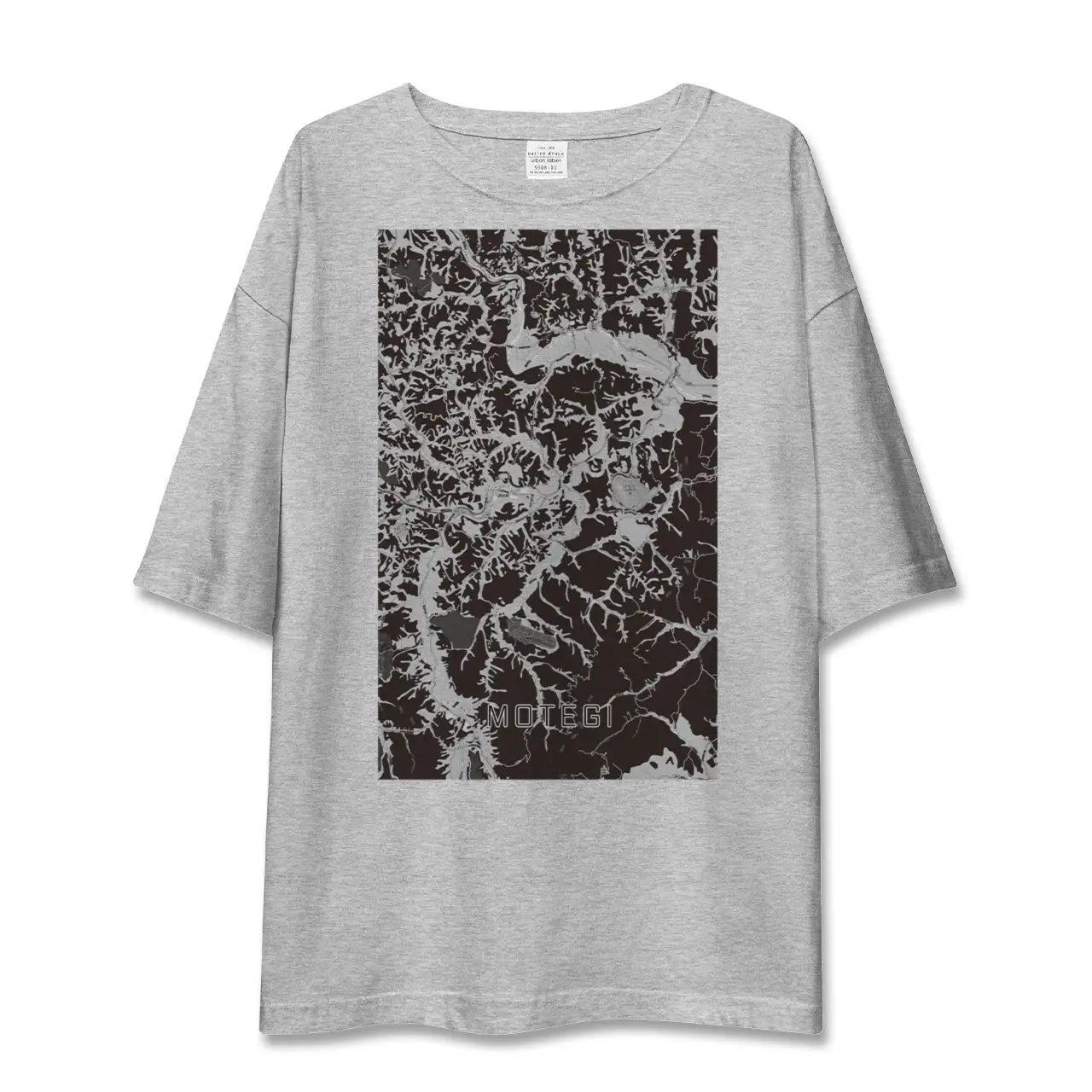 【茂木(栃木県)】地図柄ビッグシルエットTシャツ