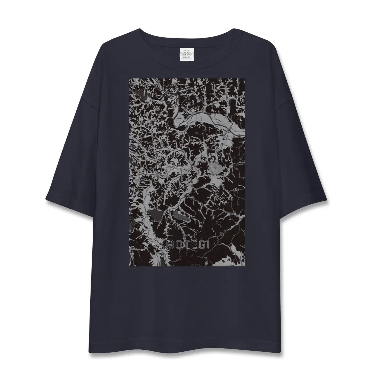 【茂木(栃木県)】地図柄ビッグシルエットTシャツ