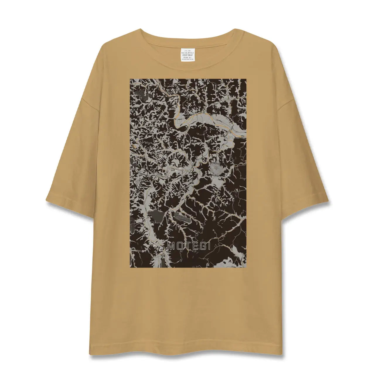 【茂木(栃木県)】地図柄ビッグシルエットTシャツ