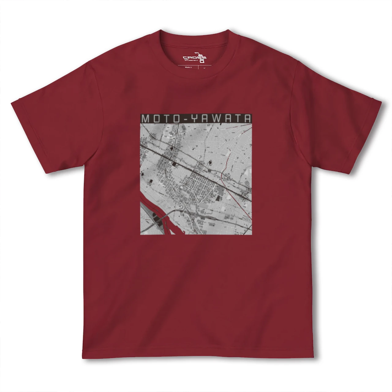 【本八幡(千葉県)】地図柄ヘビーウェイトTシャツ
