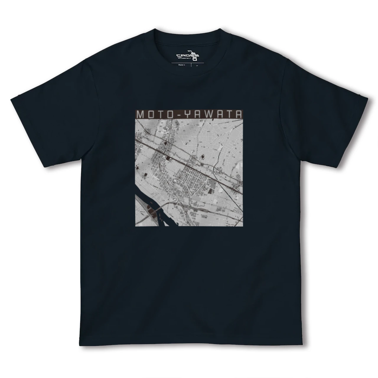 【本八幡(千葉県)】地図柄ヘビーウェイトTシャツ
