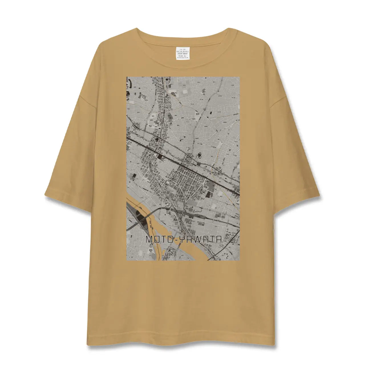 【本八幡(千葉県)】地図柄ビッグシルエットTシャツ