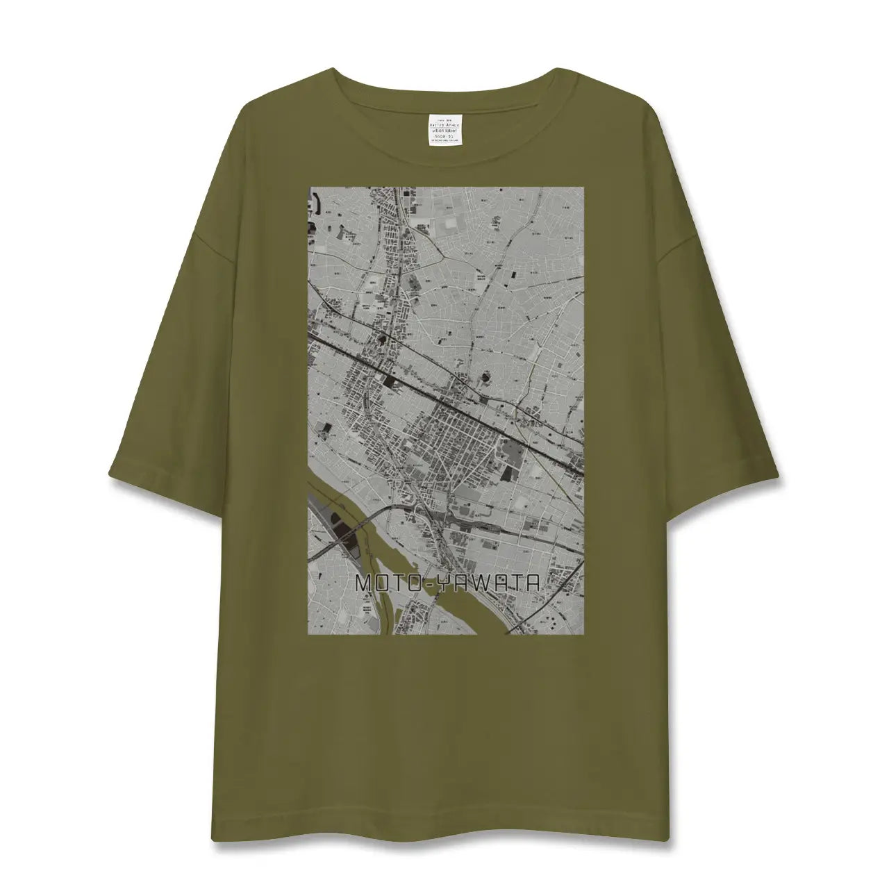 【本八幡(千葉県)】地図柄ビッグシルエットTシャツ