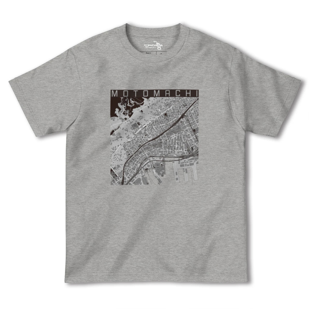 【元町(兵庫県)】地図柄ヘビーウェイトTシャツ
