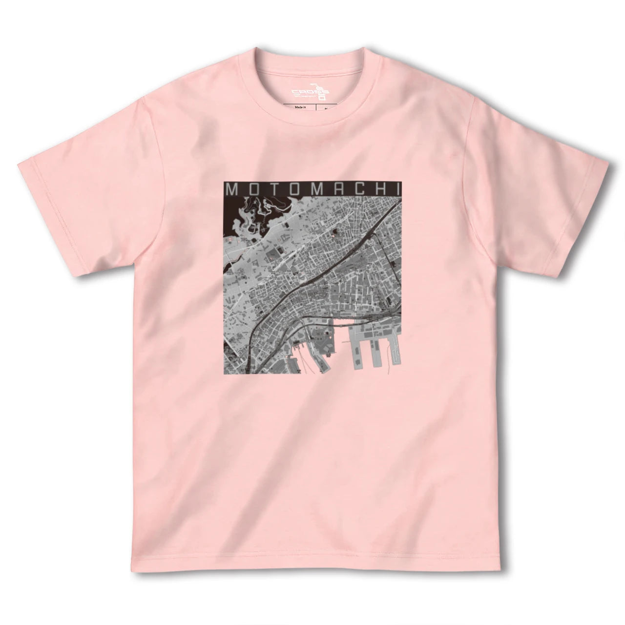 【元町(兵庫県)】地図柄ヘビーウェイトTシャツ