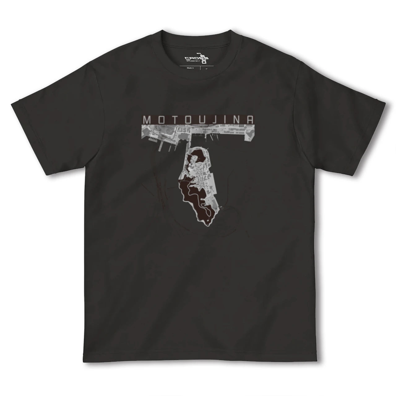 【元宇品(広島県)】地図柄ヘビーウェイトTシャツ