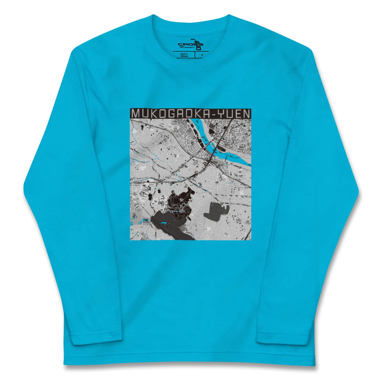 【向ヶ丘遊園(神奈川県)】地図柄ロングスリーブTシャツ