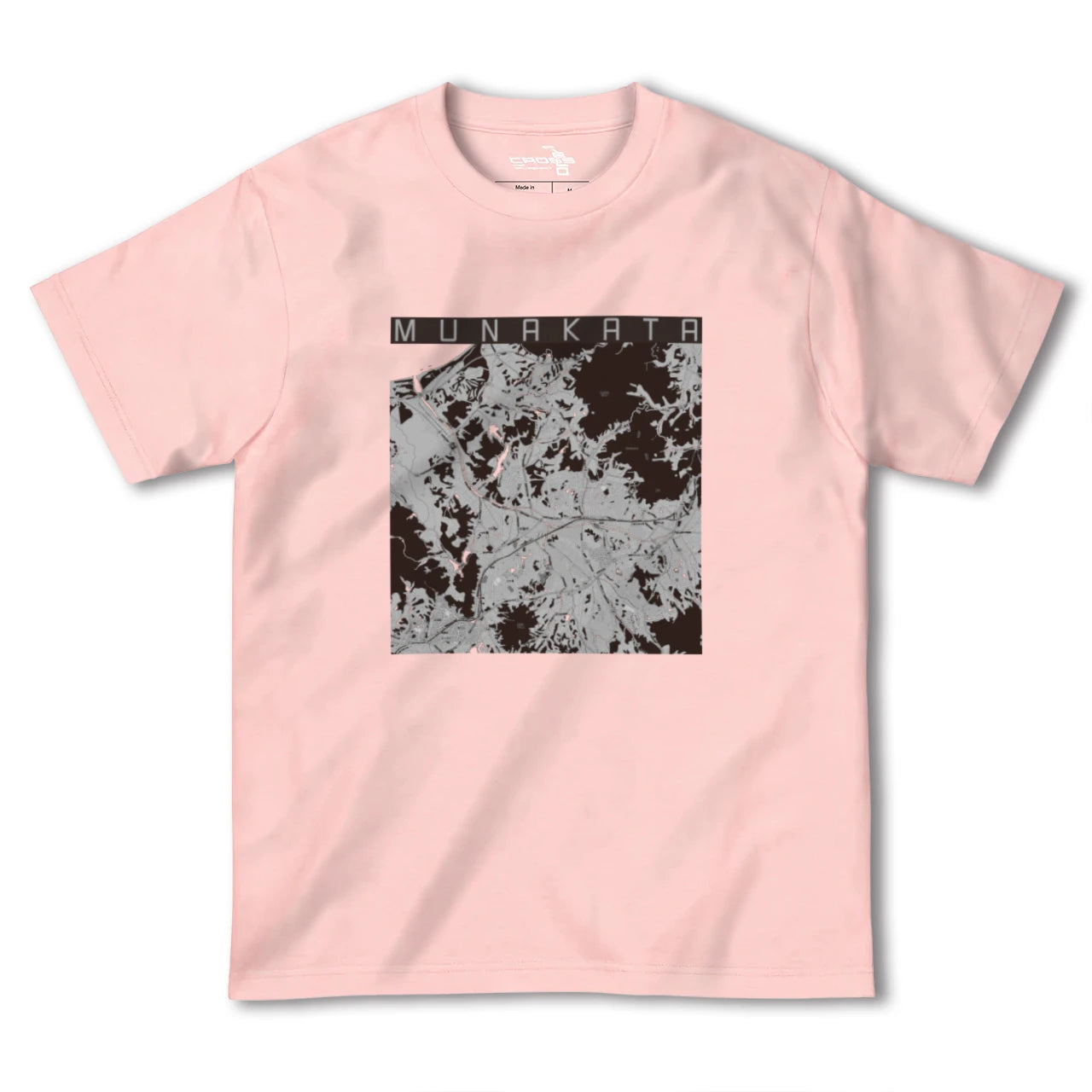 【宗像(福岡県)】地図柄ヘビーウェイトTシャツ