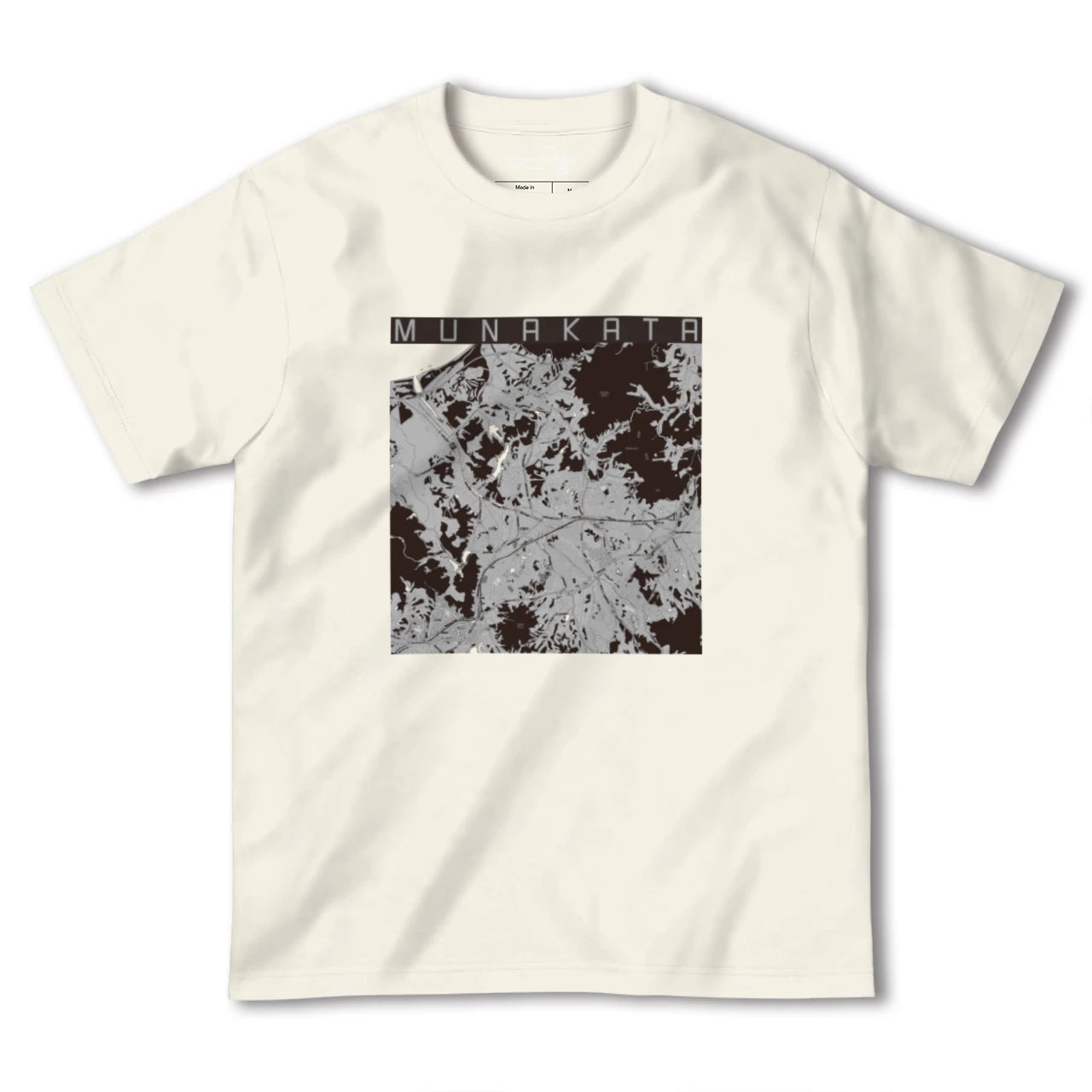 【宗像(福岡県)】地図柄ヘビーウェイトTシャツ