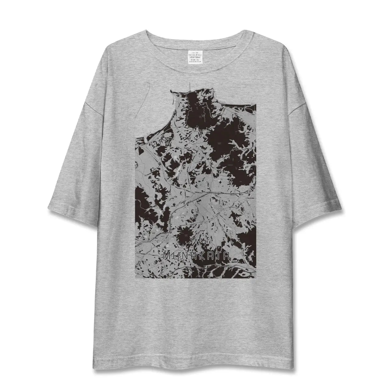 【宗像(福岡県)】地図柄ビッグシルエットTシャツ