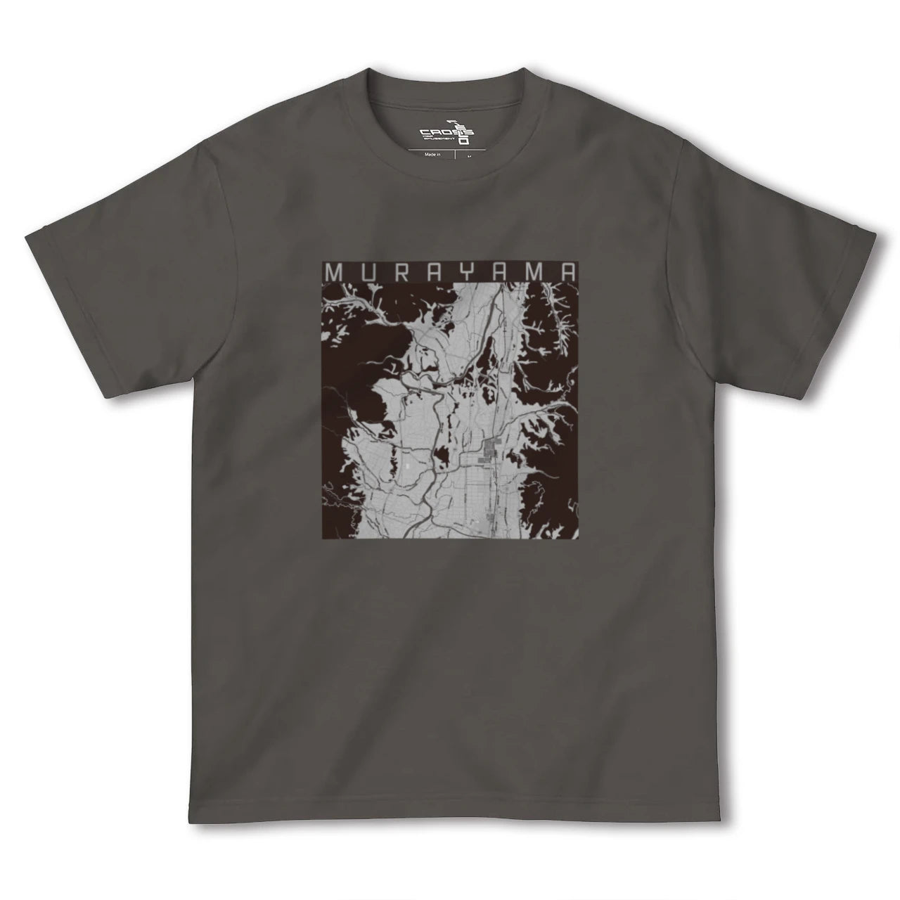【村山(山形県)】地図柄ヘビーウェイトTシャツ