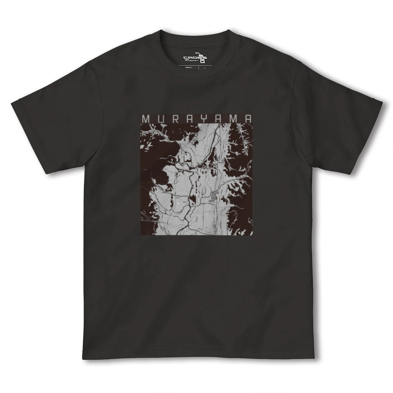 【村山(山形県)】地図柄ヘビーウェイトTシャツ