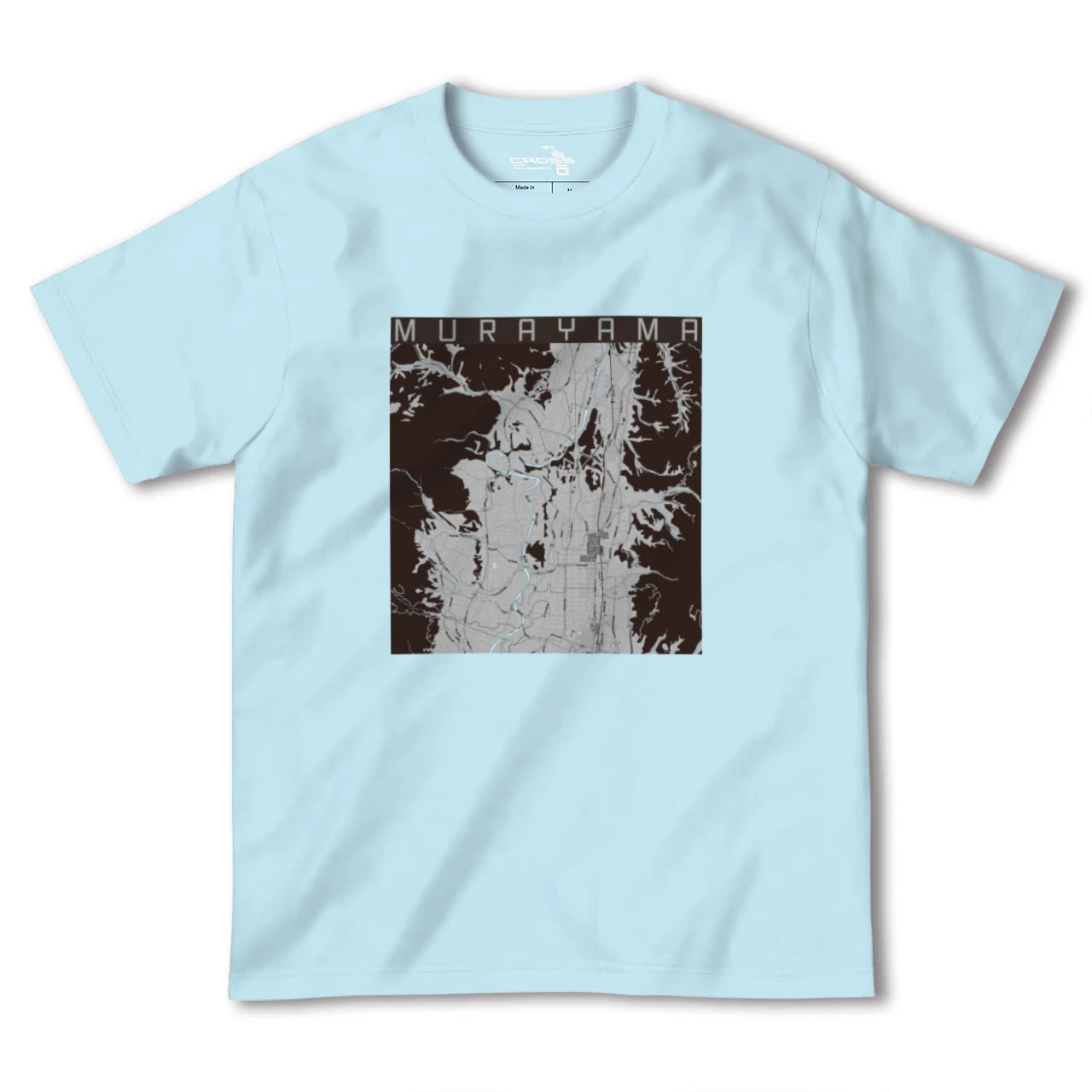 【村山(山形県)】地図柄ヘビーウェイトTシャツ