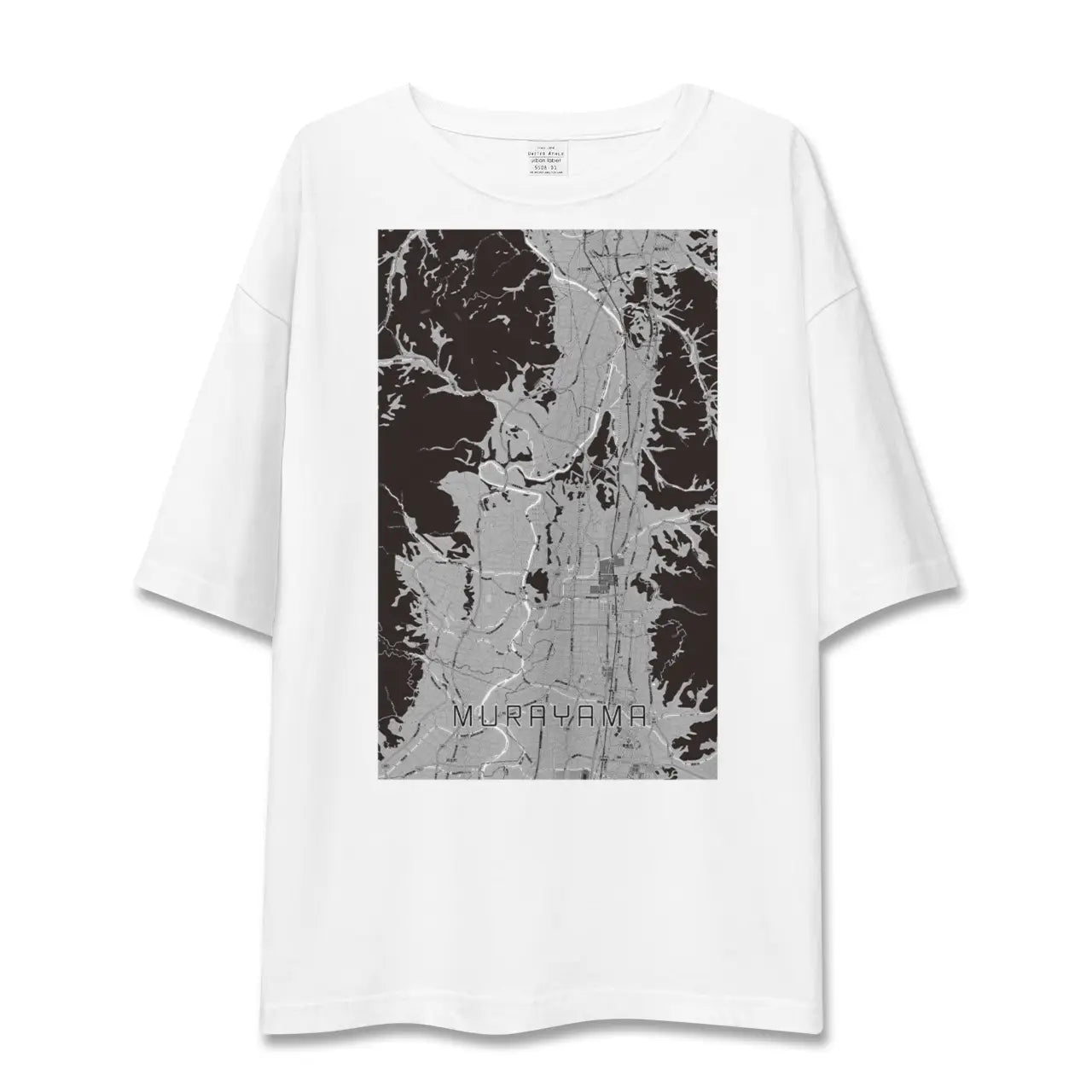 【村山(山形県)】地図柄ビッグシルエットTシャツ