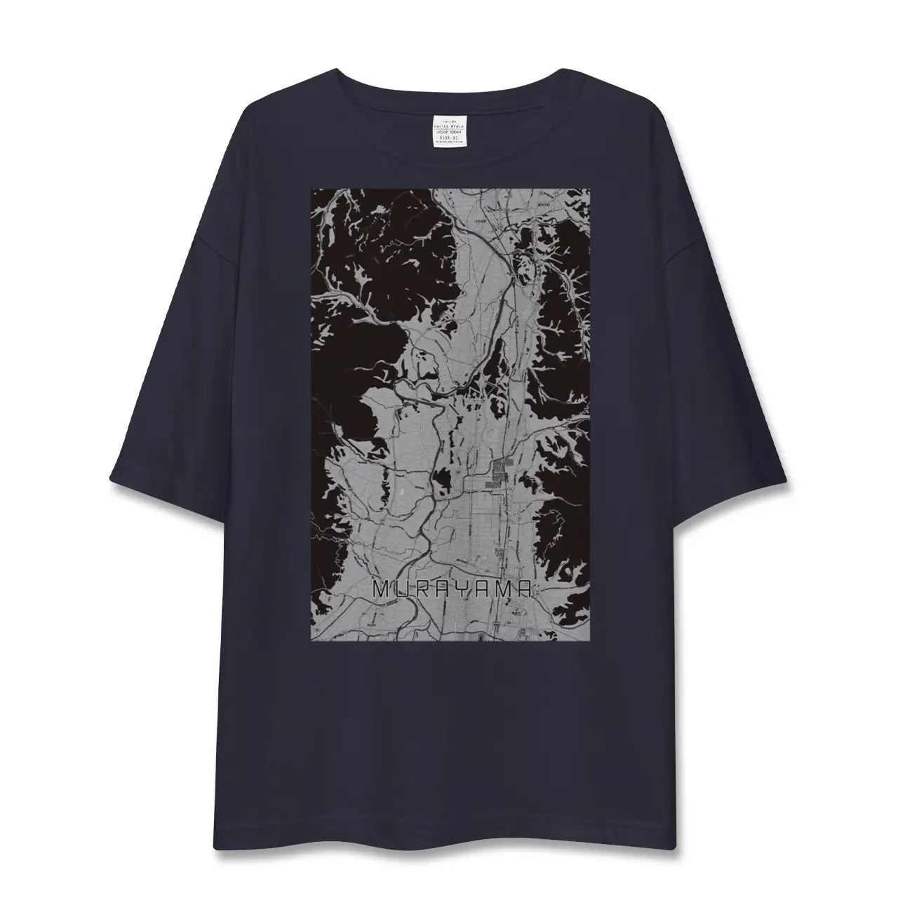 【村山(山形県)】地図柄ビッグシルエットTシャツ