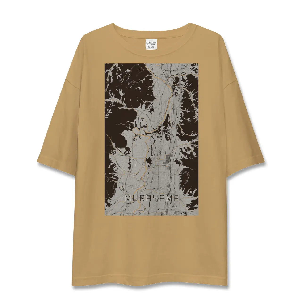 【村山(山形県)】地図柄ビッグシルエットTシャツ