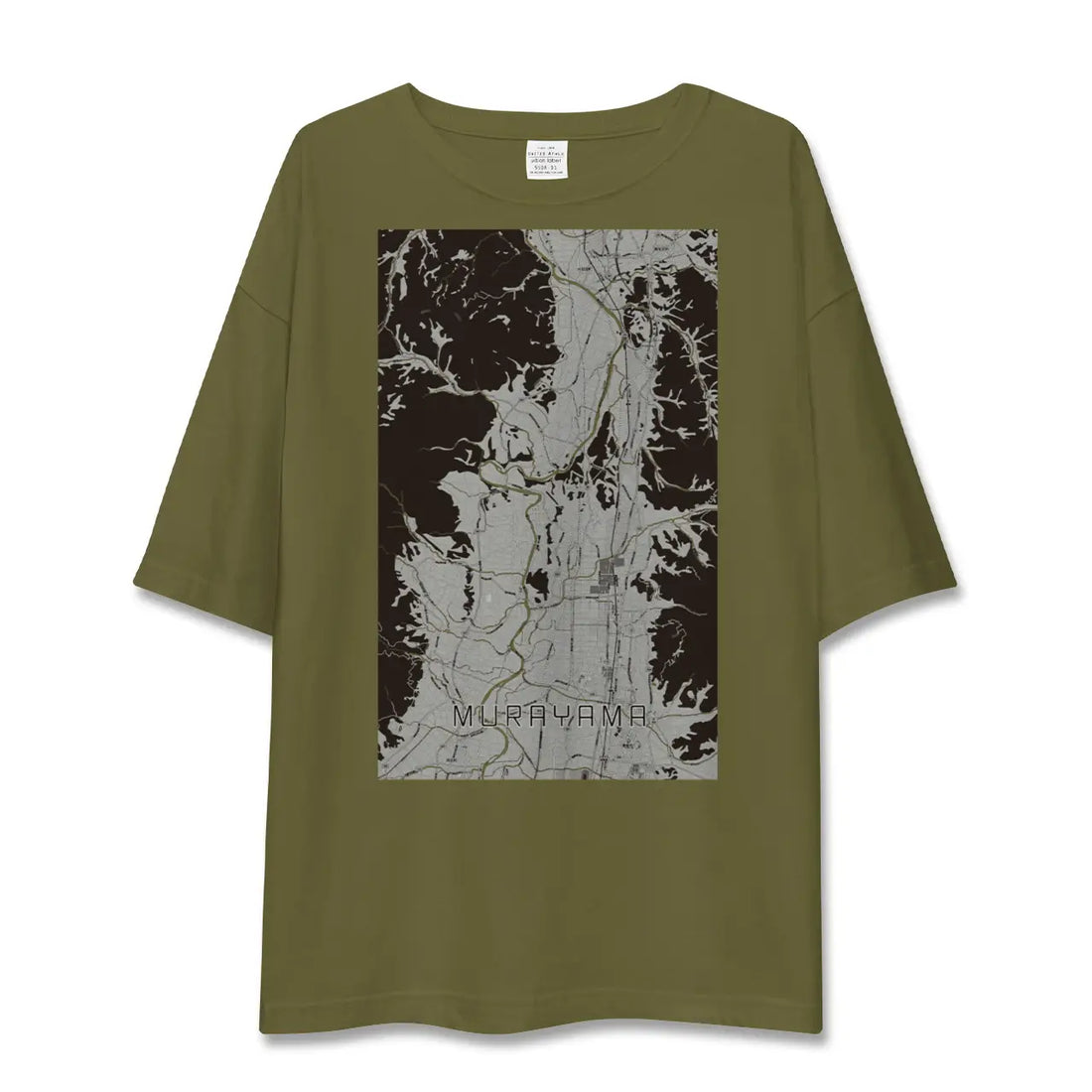 【村山(山形県)】地図柄ビッグシルエットTシャツ