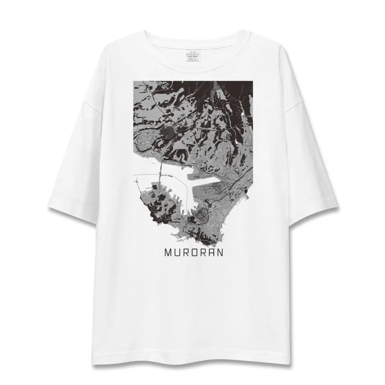 【室蘭(北海道)】地図柄ビッグシルエットTシャツ