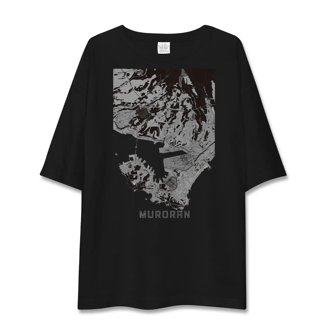 【室蘭(北海道)】地図柄ビッグシルエットTシャツ