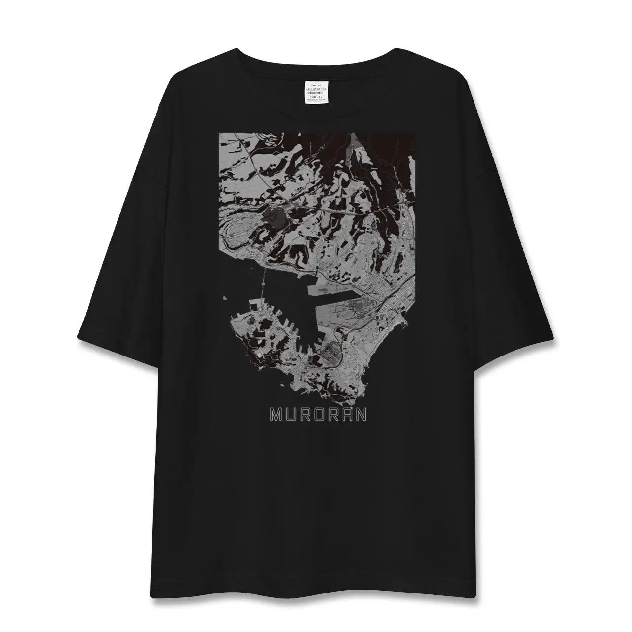 【室蘭(北海道)】地図柄ビッグシルエットTシャツ