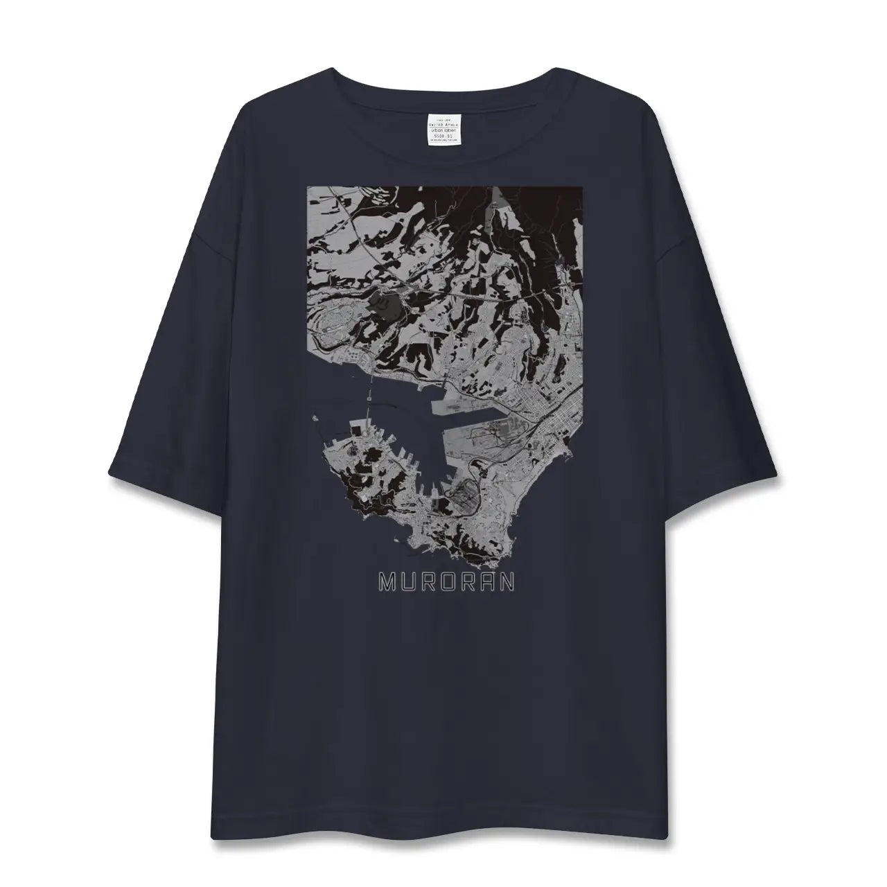 【室蘭(北海道)】地図柄ビッグシルエットTシャツ