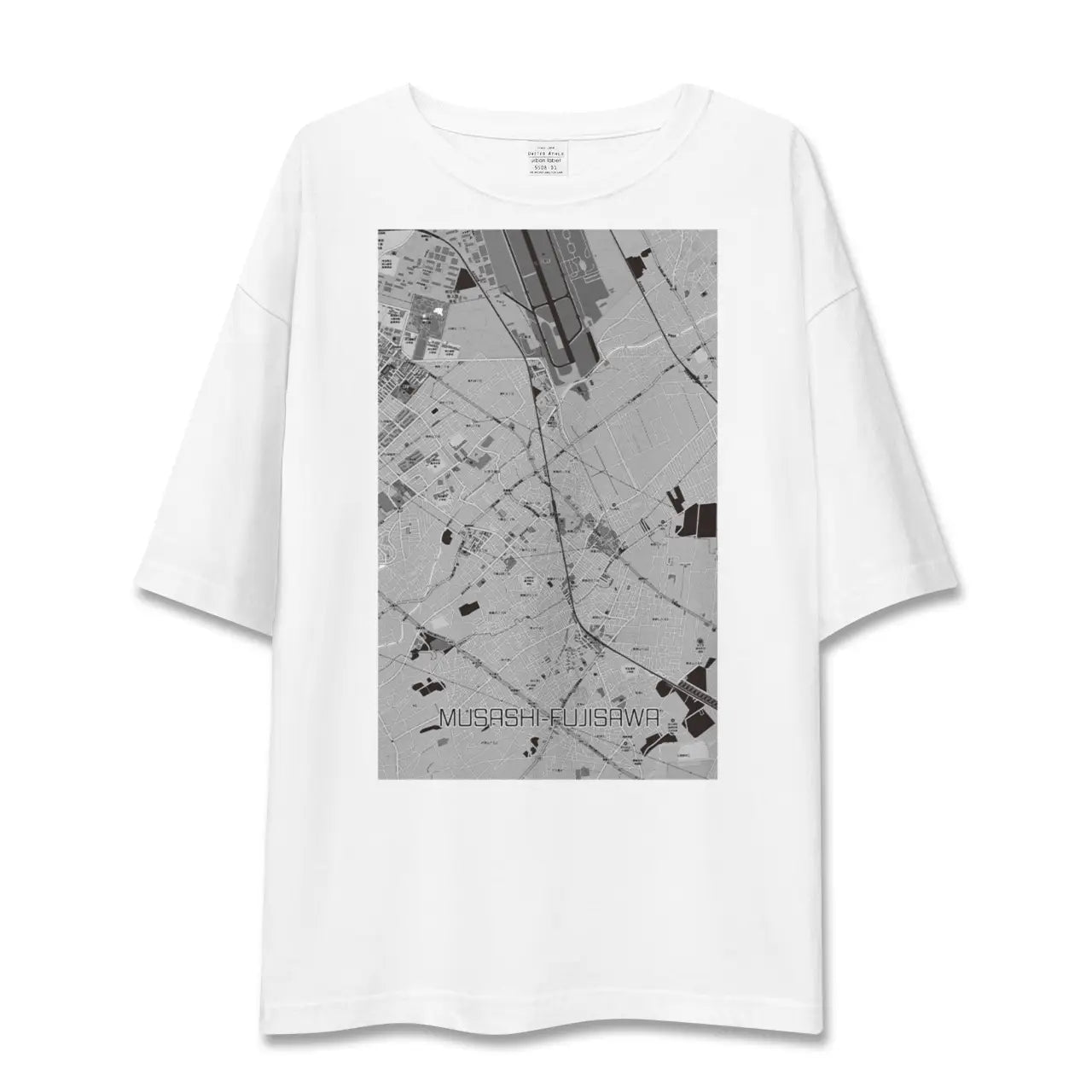 【武蔵藤沢(埼玉県)】地図柄ビッグシルエットTシャツ
