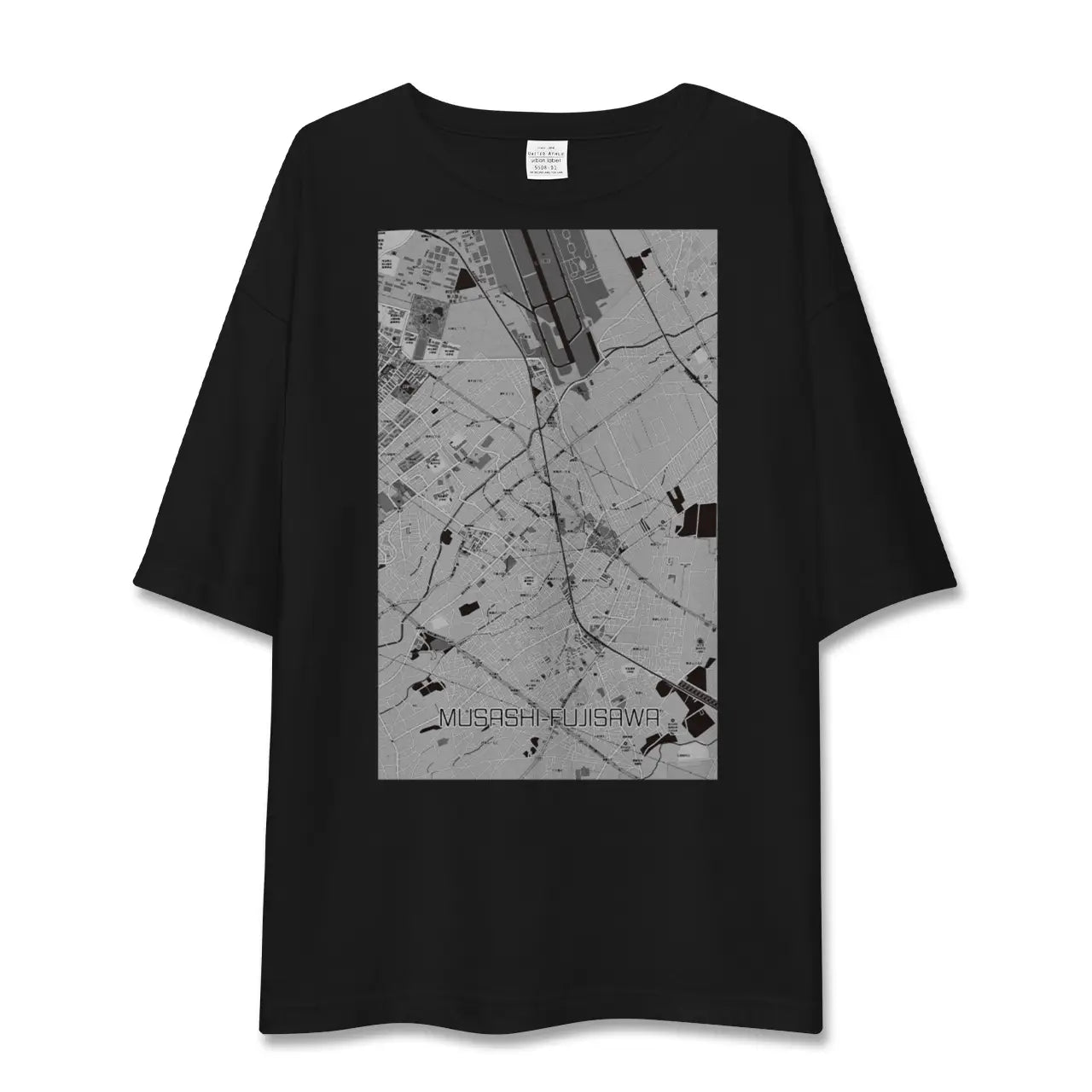 【武蔵藤沢(埼玉県)】地図柄ビッグシルエットTシャツ