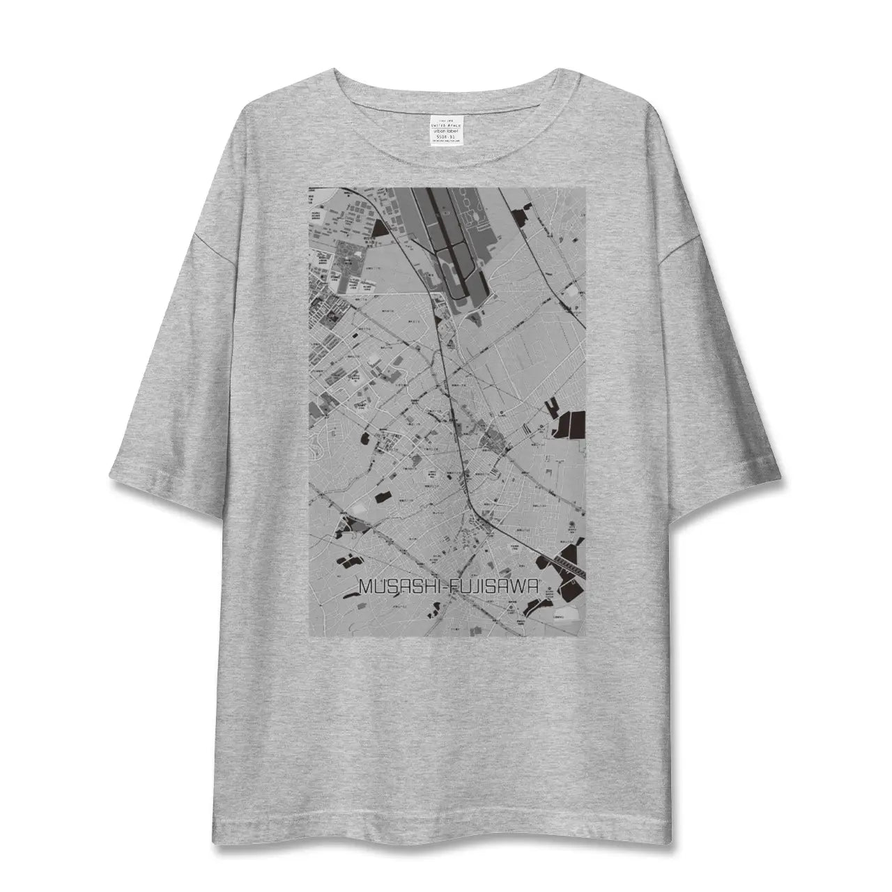 【武蔵藤沢(埼玉県)】地図柄ビッグシルエットTシャツ