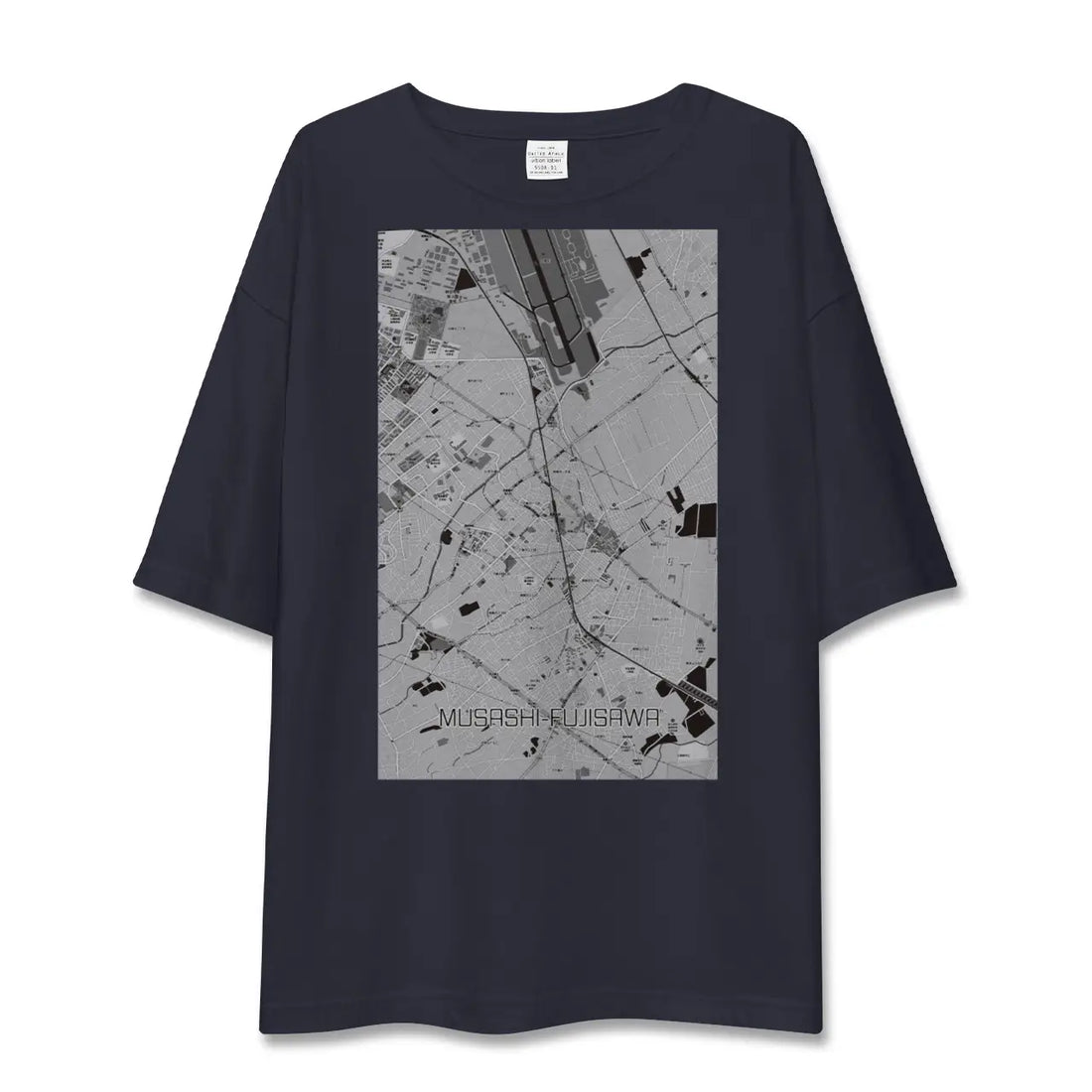 【武蔵藤沢(埼玉県)】地図柄ビッグシルエットTシャツ