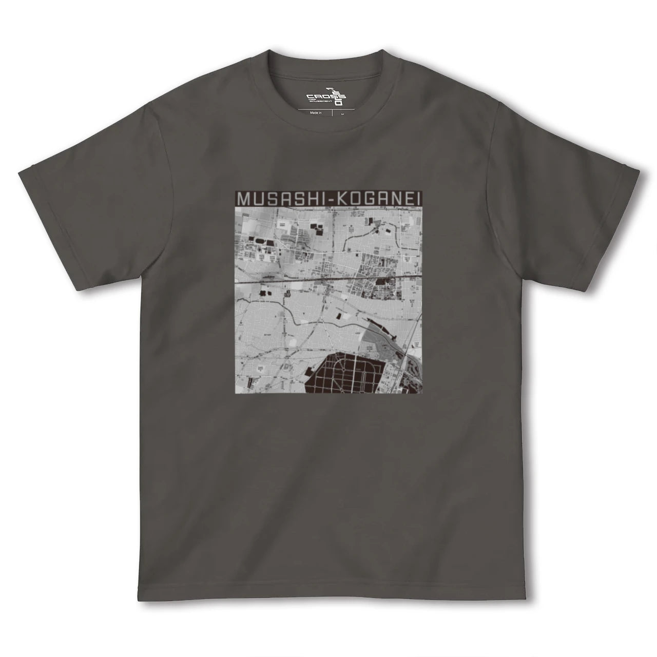 【武蔵小金井(東京都)】地図柄ヘビーウェイトTシャツ