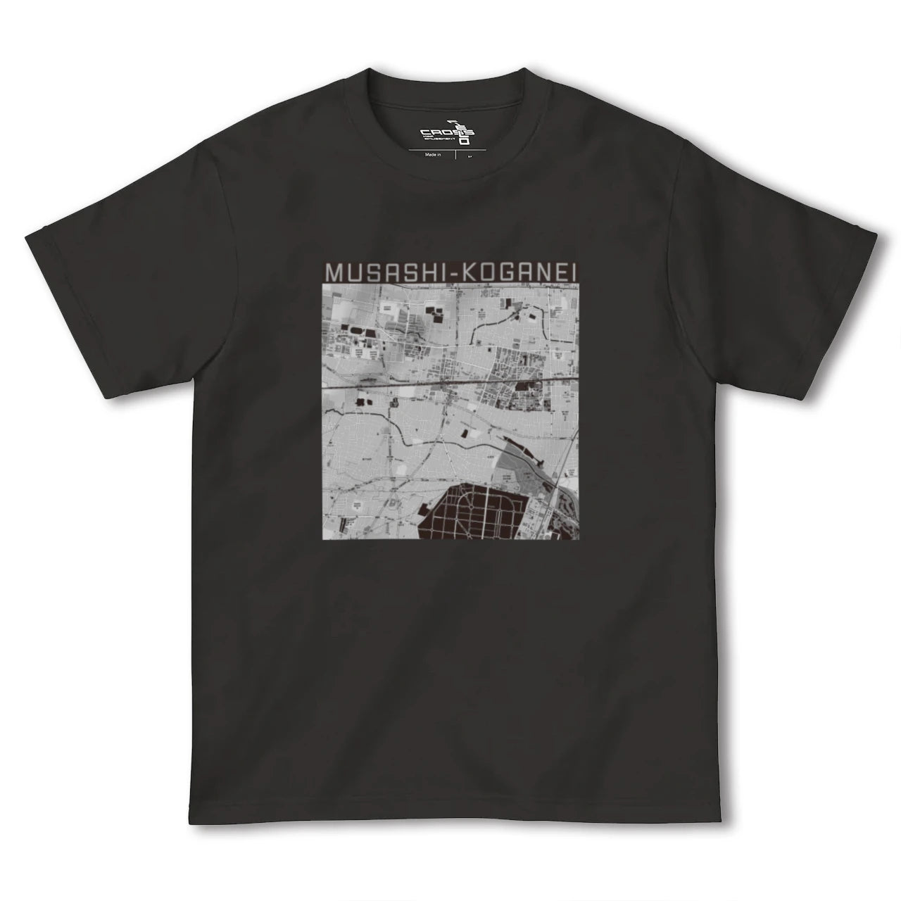 【武蔵小金井(東京都)】地図柄ヘビーウェイトTシャツ