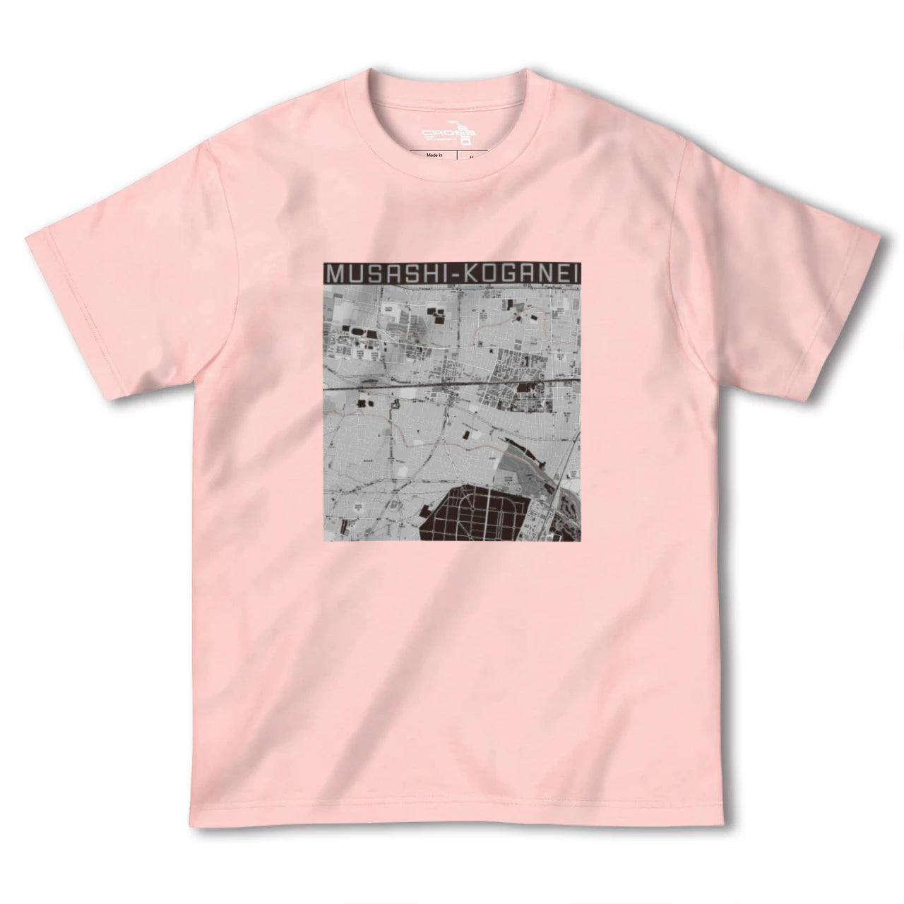 【武蔵小金井(東京都)】地図柄ヘビーウェイトTシャツ
