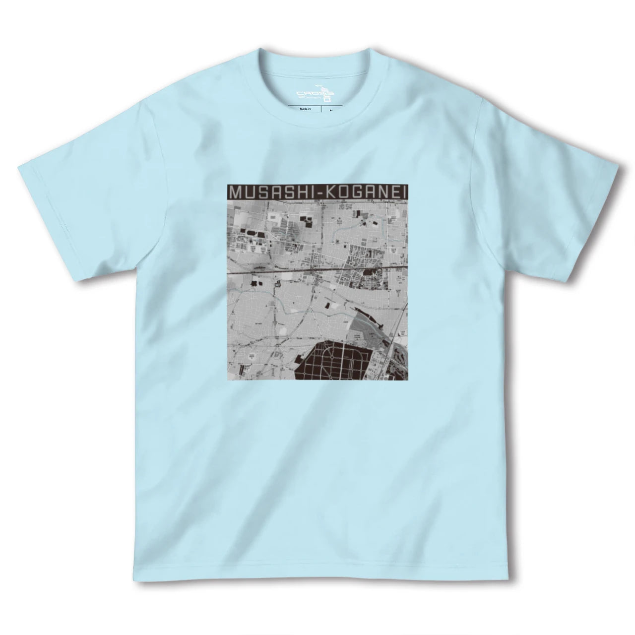 【武蔵小金井(東京都)】地図柄ヘビーウェイトTシャツ