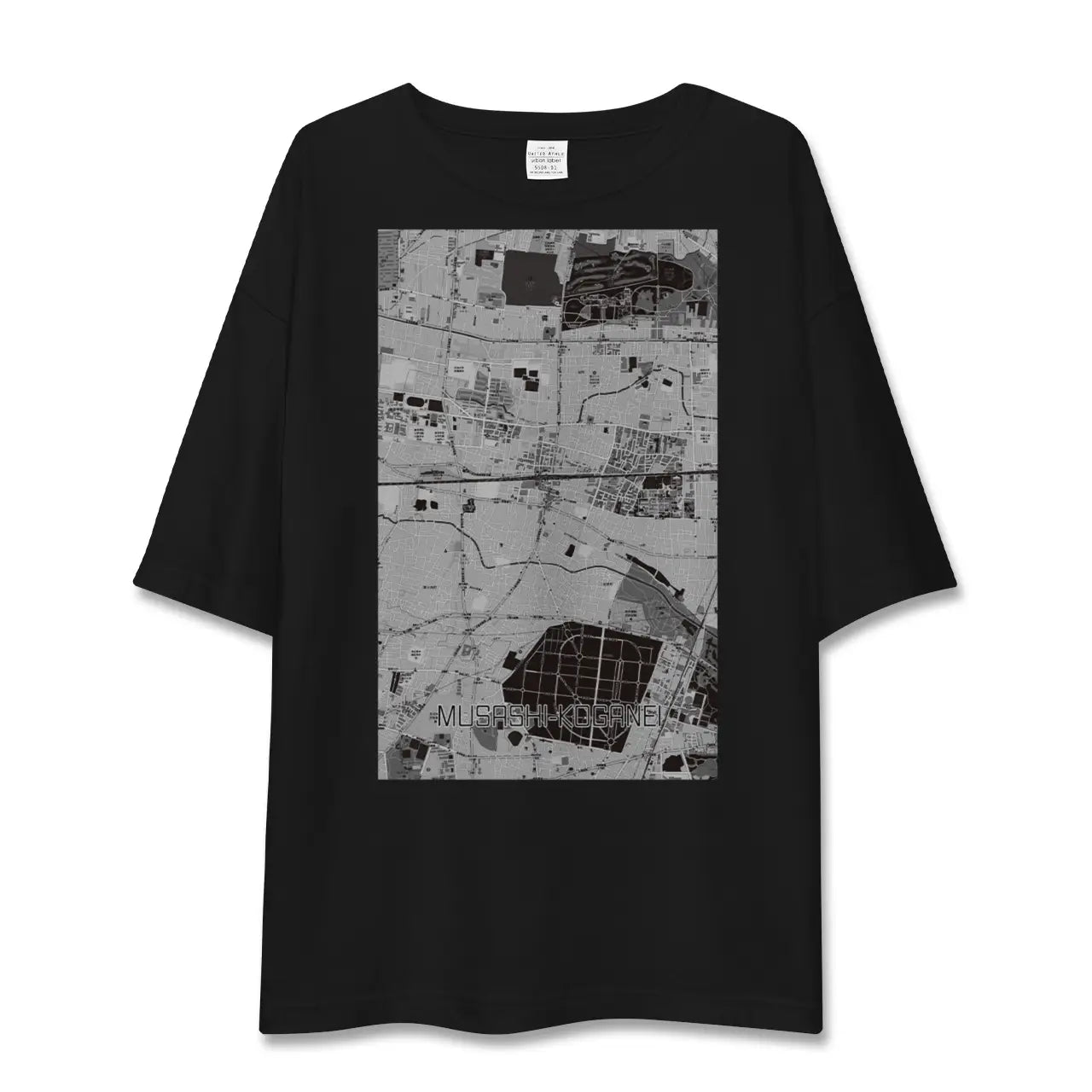 【武蔵小金井(東京都)】地図柄ビッグシルエットTシャツ