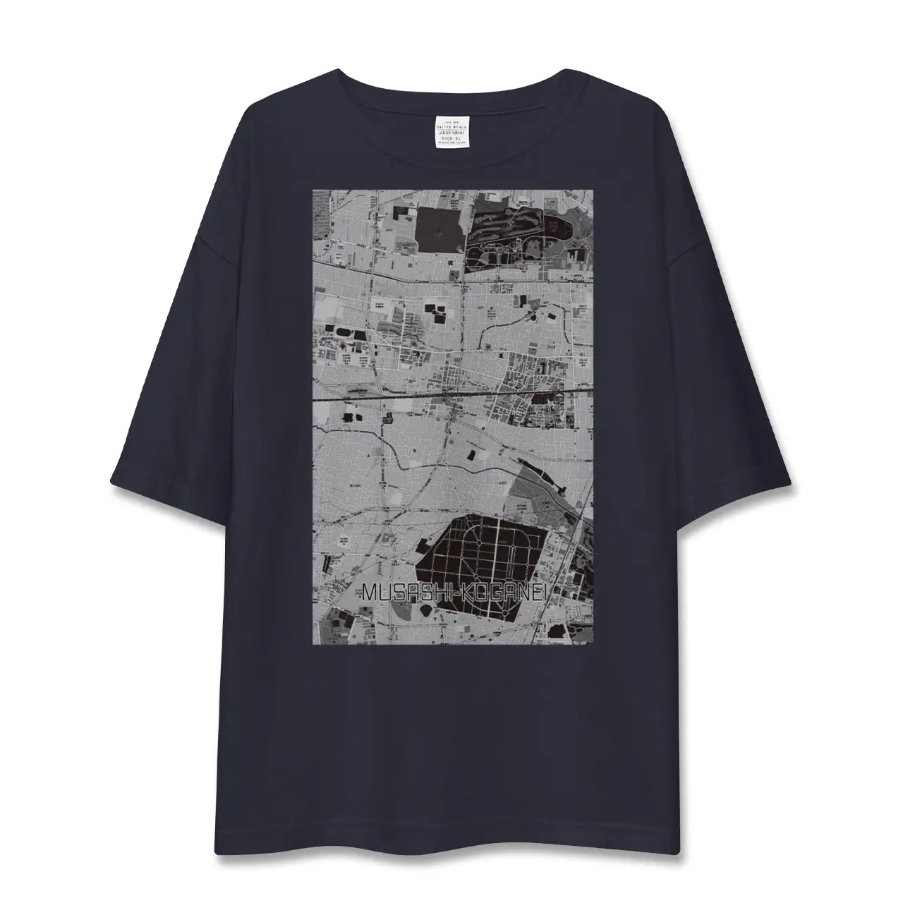 【武蔵小金井(東京都)】地図柄ビッグシルエットTシャツ
