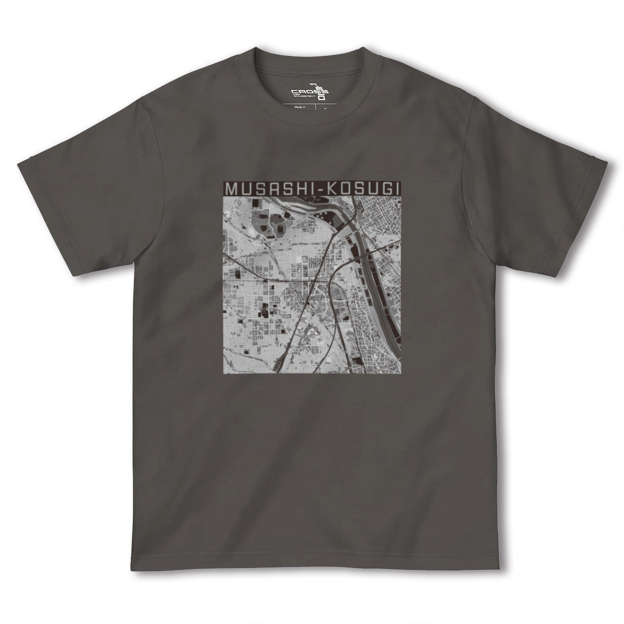 【武蔵小杉(神奈川県)】地図柄ヘビーウェイトTシャツ