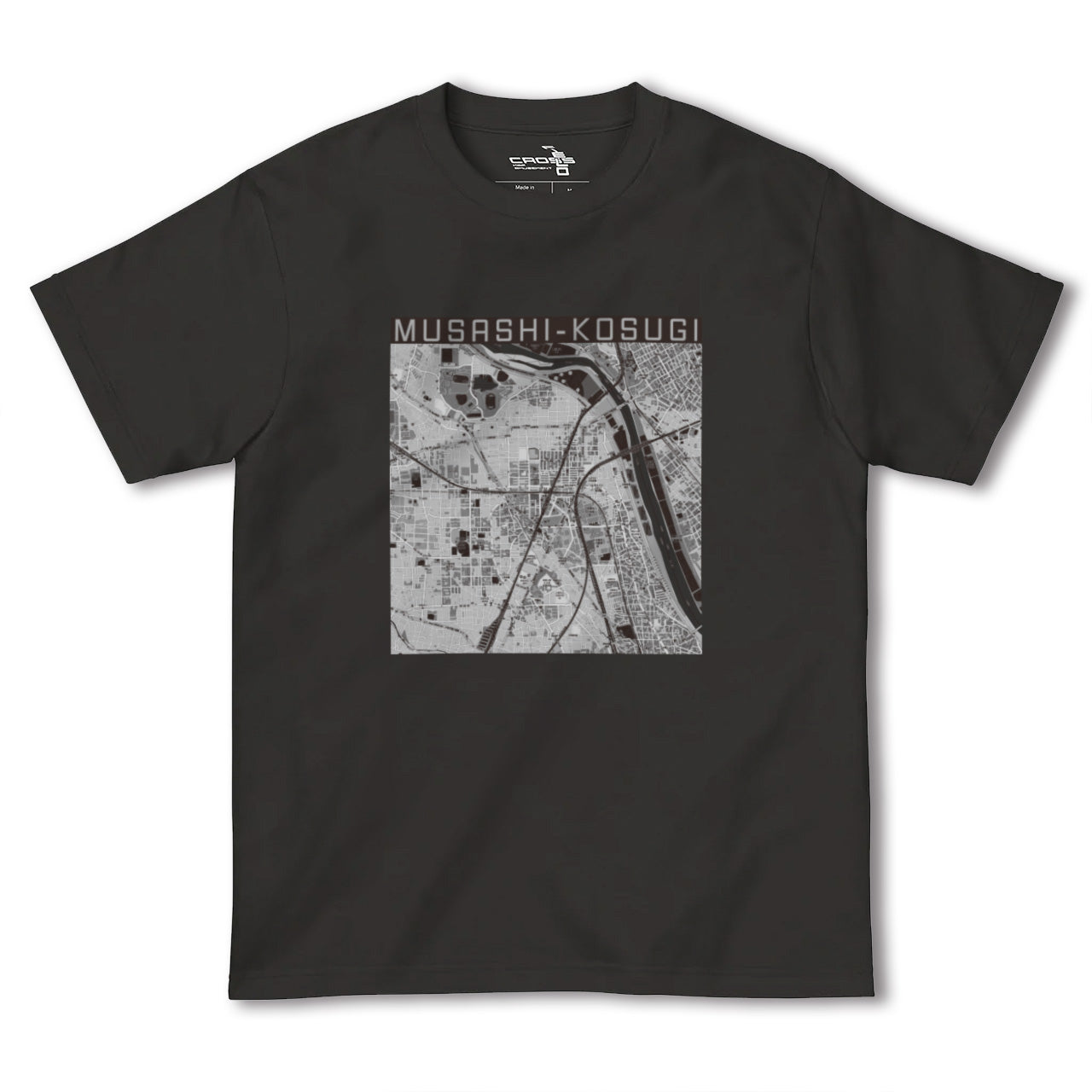 【武蔵小杉(神奈川県)】地図柄ヘビーウェイトTシャツ