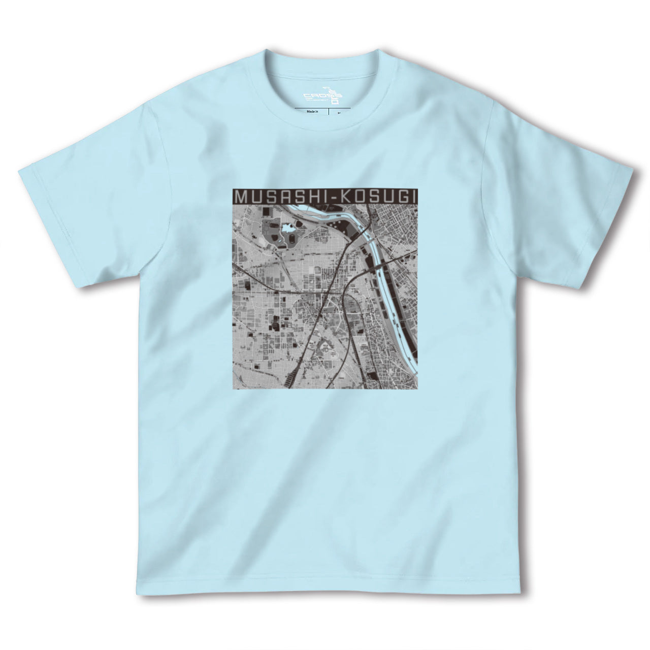 【武蔵小杉(神奈川県)】地図柄ヘビーウェイトTシャツ
