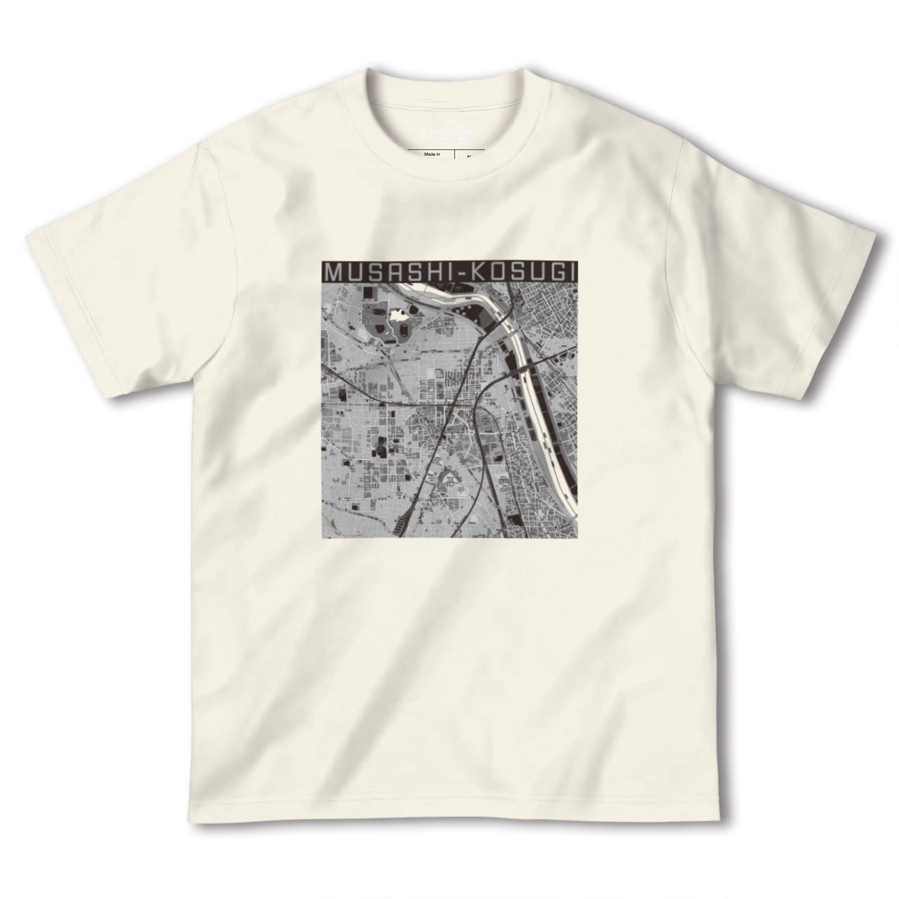 【武蔵小杉(神奈川県)】地図柄ヘビーウェイトTシャツ