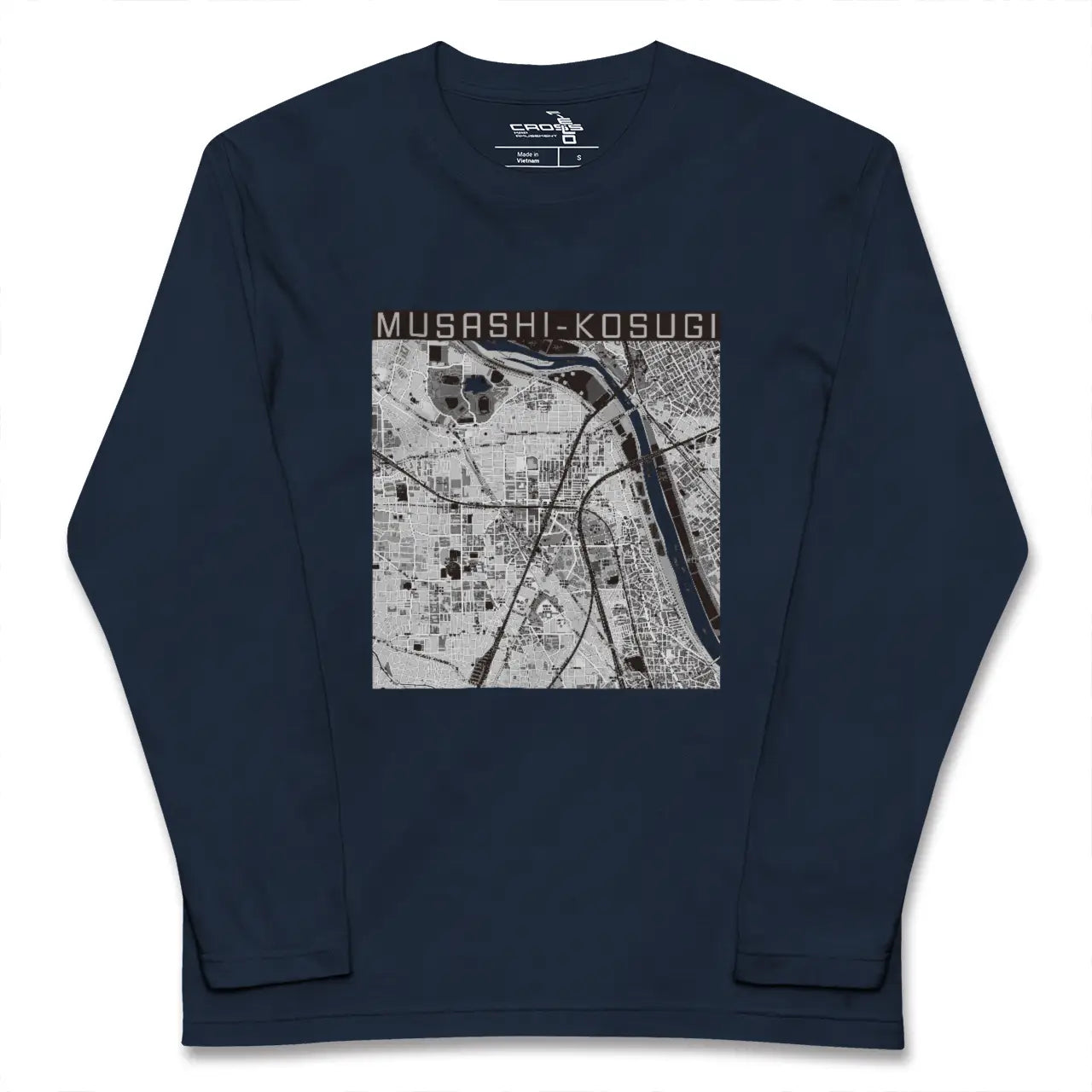 【武蔵小杉(神奈川県)】地図柄ロングスリーブTシャツ
