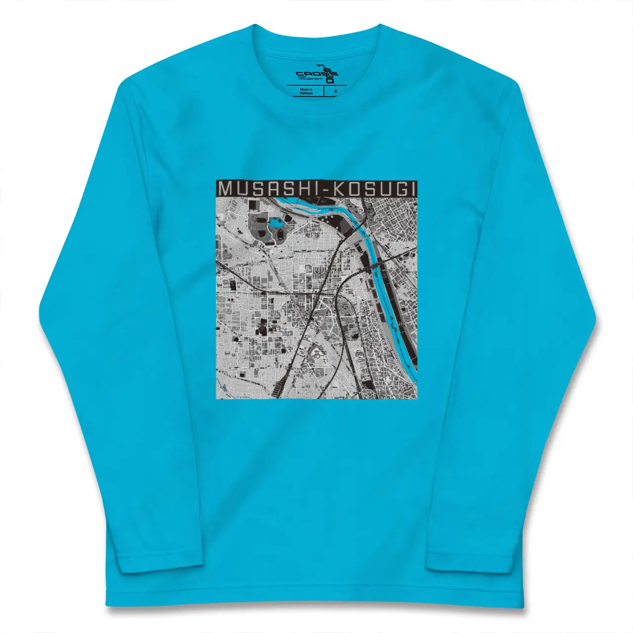 【武蔵小杉(神奈川県)】地図柄ロングスリーブTシャツ