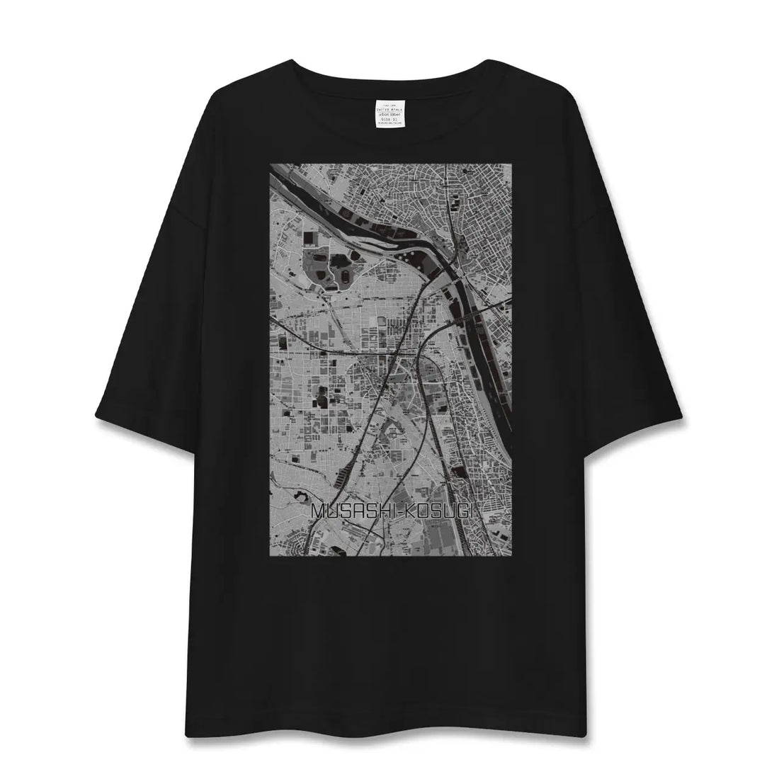 【武蔵小杉(神奈川県)】地図柄ビッグシルエットTシャツ