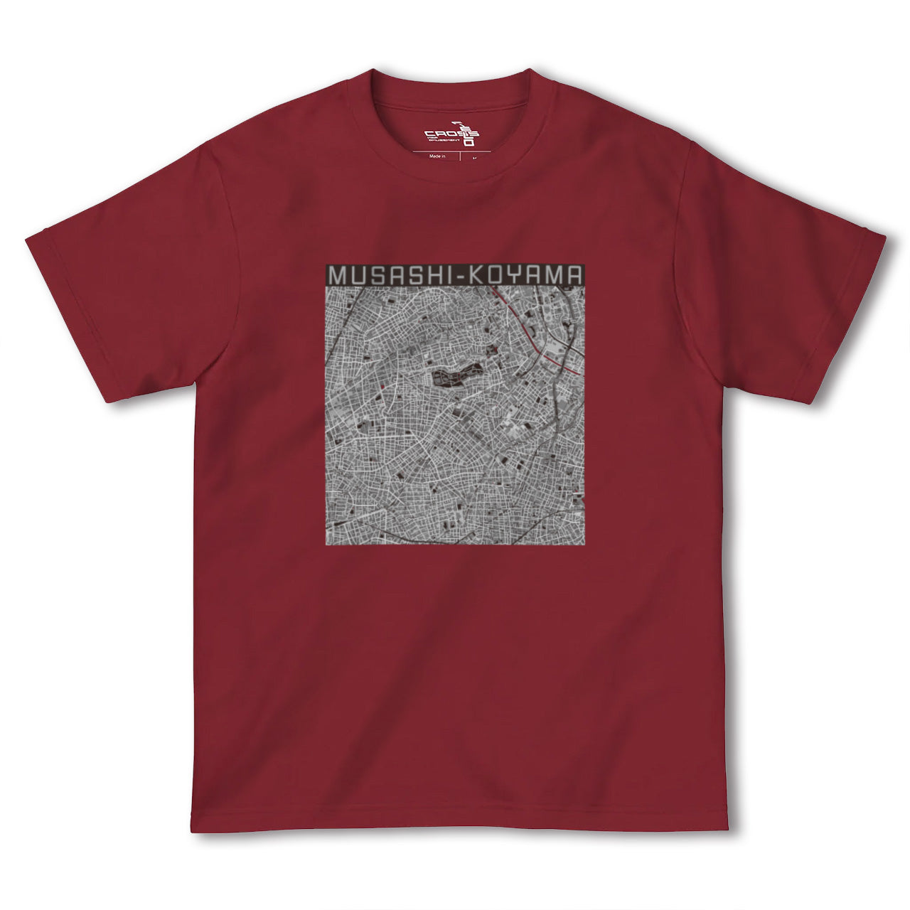 【武蔵小山(東京都)】地図柄ヘビーウェイトTシャツ