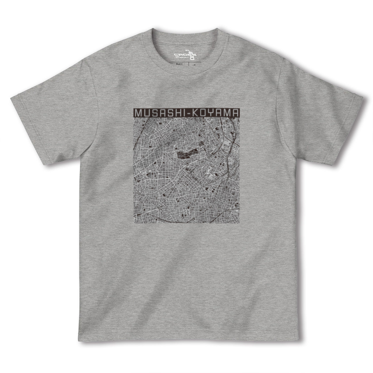 【武蔵小山(東京都)】地図柄ヘビーウェイトTシャツ